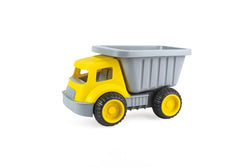 Hape: Load & Tote Dump Truck - Yellow