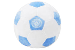 Manchester City FC Football Plush Toy (White/Sky Blue) (One Size)