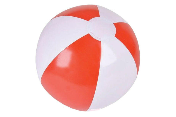 Amscan Beach Ball (Red/White) (One Size)