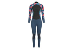 Mountain Warehouse Womens/Ladies Tropical Leaves Full Wetsuit (Navy) (12 UK - 14 UK)