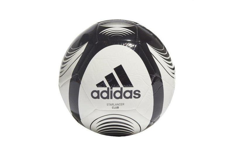 Adidas Starlancer Club Football Soccer Ball - White / Black - Size 5