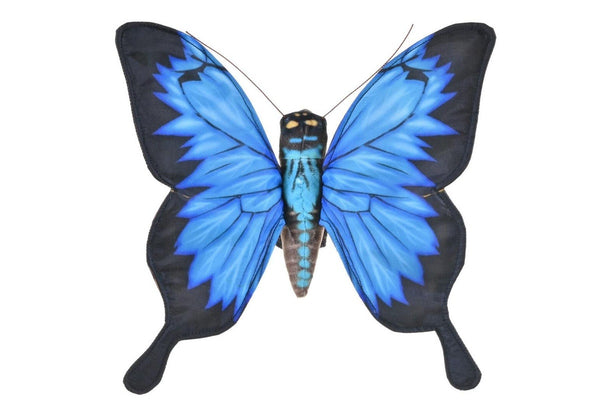 Wild Republic Butterflies: Ulysses Butterfly - 7" Plush