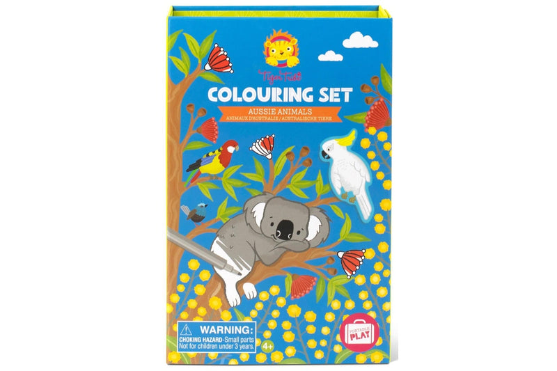 Tiger Tribe: Colouring Set - Aussie Animals