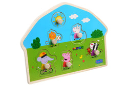 Barbo Toys: Pegga Pig - Wooden Puzzle (Playground)