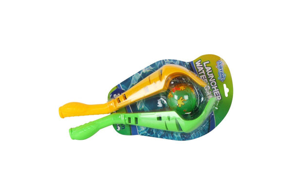 Airtime 40cm Launcher Water Game w Paddles & Ball Kids Children Outdoor Toy 6y+