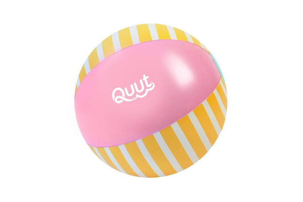 Quut Inflatable Beach Ball 30cm Round Banana Pink Kids Children Play Toy 1y+