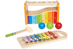 Hape: Wooden Pound and Tap Bench