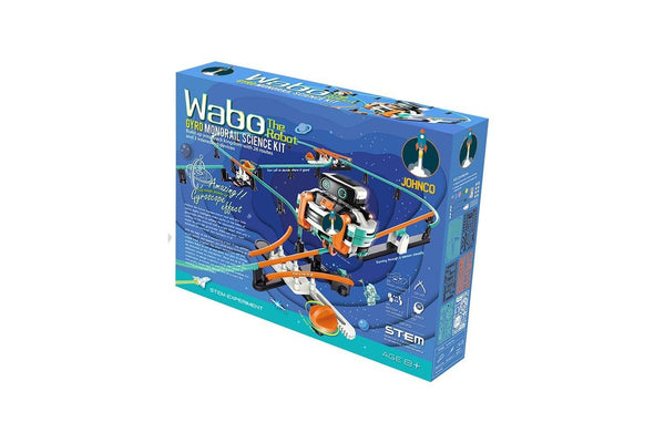 Johnco Wabo The Robot Gyro Monorail Science Kit Kids Child Building Toy 8y+