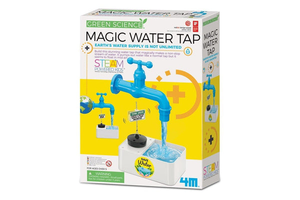 4M Green Science Magic Water Tap Educational Kids Toddler Fun Activity Toy 5y+