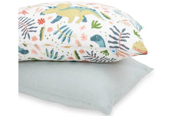 Little Unicorn: Pillowcase Set - Boho Dino (2 Pack)