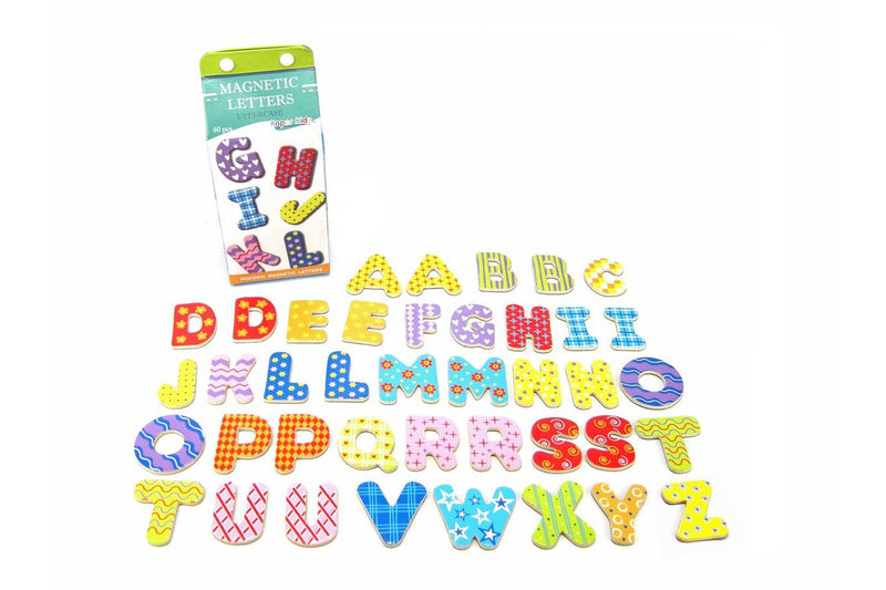 40pc Kaper Kidz Milk Carton Magnetic Uppercase Letters Kids Educational Toy 3+