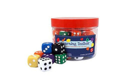 Coloured Dice (50 Pieces)