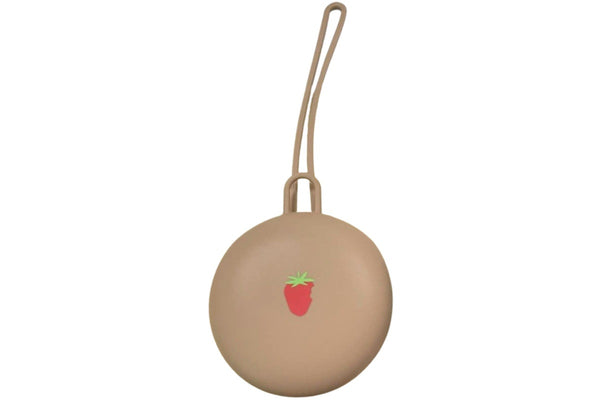 Munch: Siicone Dummy Holder - Tan