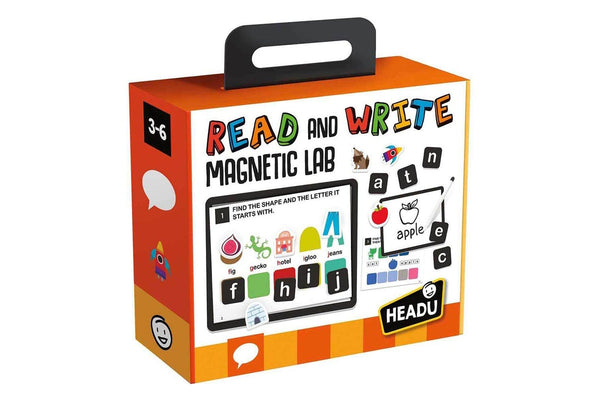 Headu Read & Write Magnetic Lab Kids Educational Fun Play Activity Kit 3-6y