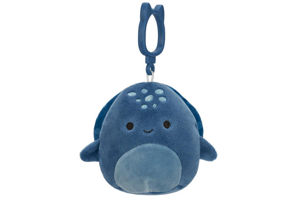 Squishmallows: Truman the Navy Blue Leatherback Turtle - 3.5" Clip-On Plush