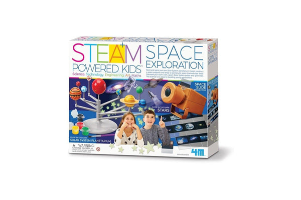 4M STEAM Powered Kids Space Exploration Planetarium Solar System Kids Toy 5y+