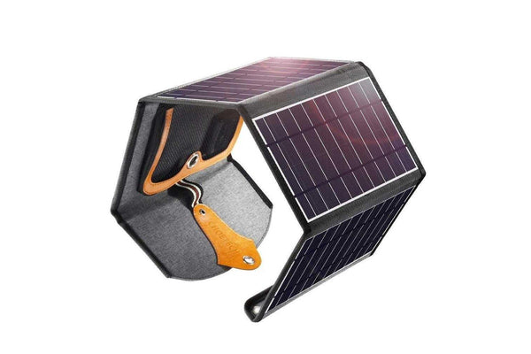 CHOETECH SC005 22W Portable Waterproof Foldable Solar Panel Charger (Dual USB Ports)