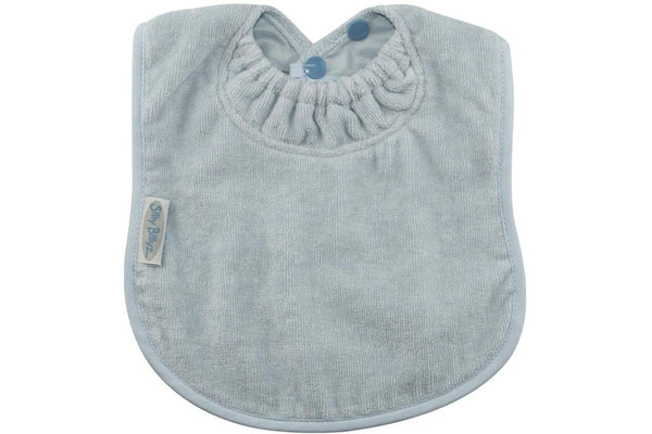 Silly Billyz: Towel Plain Large Bib - Dusty Blue