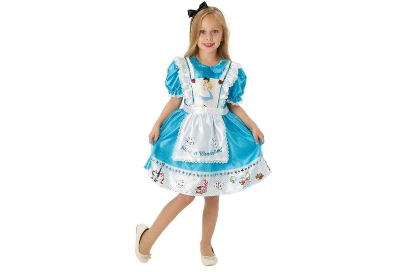 Disney: Alice In Wonderland Deluxe Costume - (Size: 3-5)