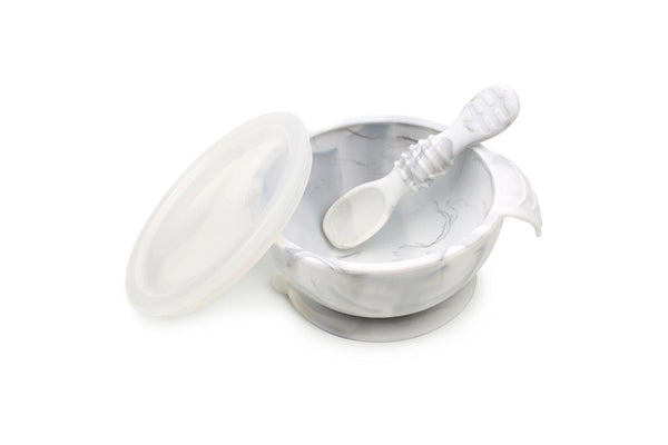 Bumkins: First Feeding Set - Marble