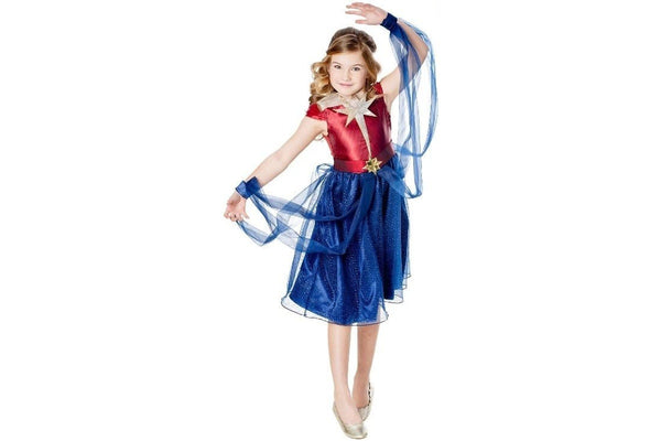 Marvel: Captain Marvel Dress (The Marvels) - Kids Costume (Size: 7-8)