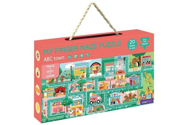 Mier Education: My Finger Maze Puzzle - ABC Town