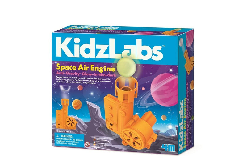 4M KidzLabs Space Air Engine Educational Kids Toddler Learning Activity Toy 8y+