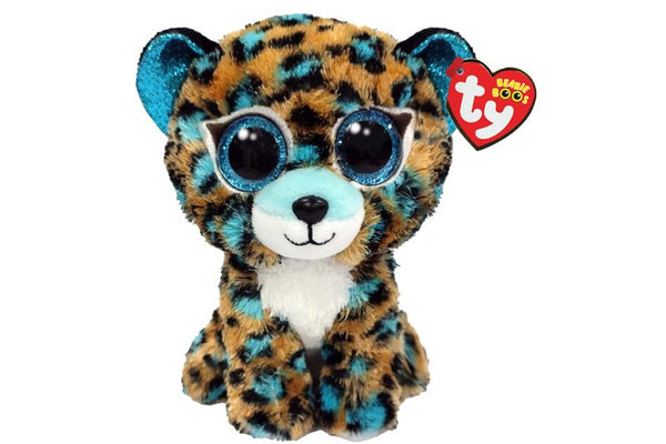 Ty Beanie Boos: Cobalt the Leopard - 6" Plush