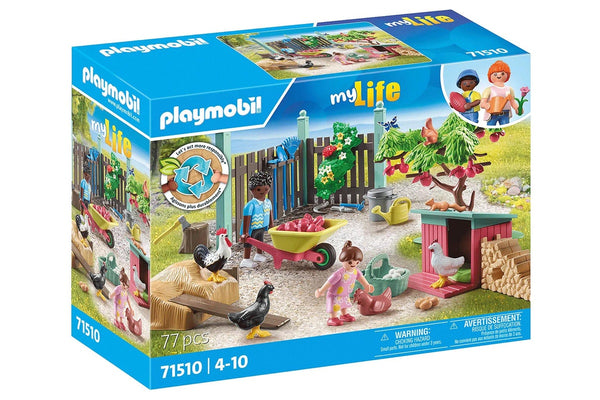 Playmobil: Little Chicken Farm in Tiny House Garden (71510)