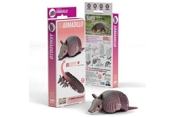 Eugy: Armadillo - 3D Cardboard Model