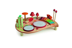 Tender Leaf Toys 50cm Forest Musical Table Wooden Instrument Toy Set Kids 3y+