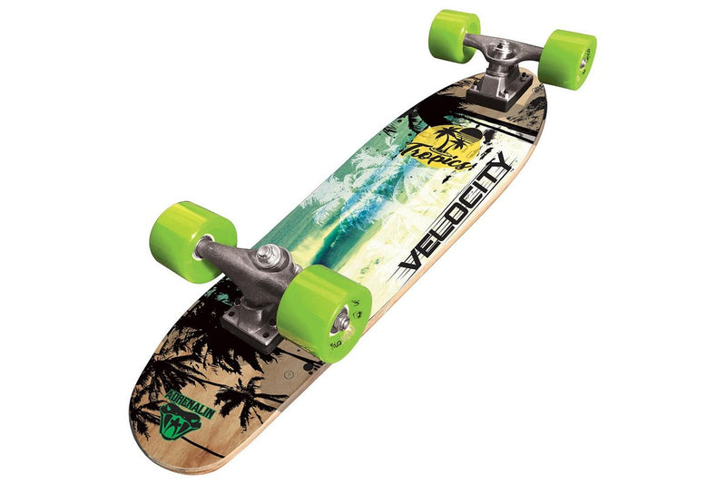 Adrenalin Skate Velocity Tropic 26" Ramp Street Mini-Cruiser Skateboard Adult