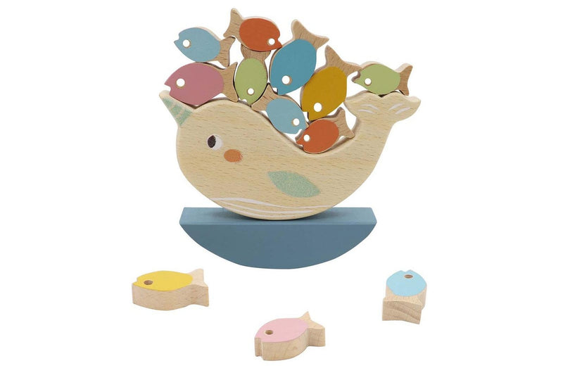 Kaper Kidz Wooden Fish Balancing Game Children's Kids Pretend Play Toy 3yrs+