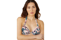 Mantaray Womens/Ladies Savannah Floral Padded Bikini Top (Multicoloured) (34D)