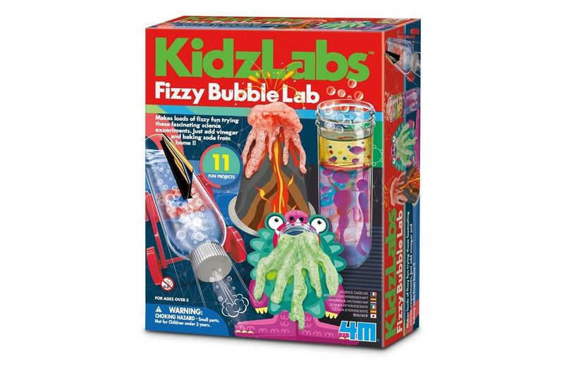 11pc 4M KidzLabs Fizzy Bubble Lab Educational Kids Toddler Activity Toy 5y+