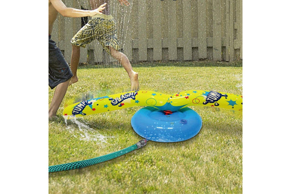 PVC Rotating Sprinkler Inflatable Sprinkler Toy Kids Outdoor Lawn Watering Toy