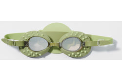 Sunnylife: Kids Swim Goggles - Cookie The Croc Khaki