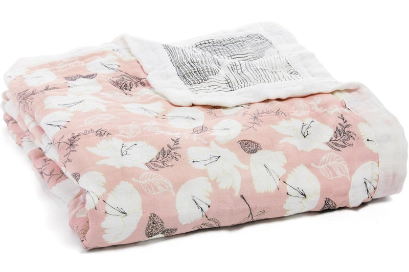 Aden + Anais: Silky Soft Dream Blanket - Pretty Petals