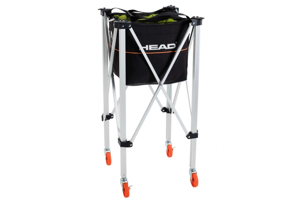 Head Ball Trolley 120 Balls Coaching Teaching Basket Cart Training Foldable