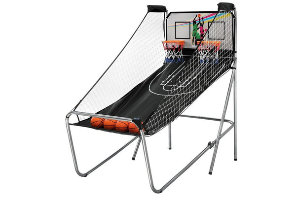 Arcade Basketball Game Hoop 8 Games Double Shot Electronic Score Sturdy frame