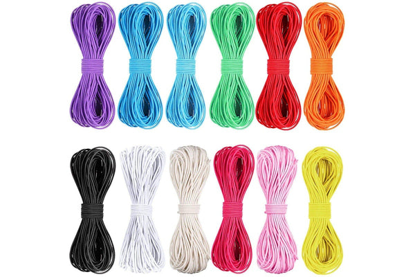 3x Elastic Stretchy Beading Thread Cord String Necklace Jewellery 25 Metres