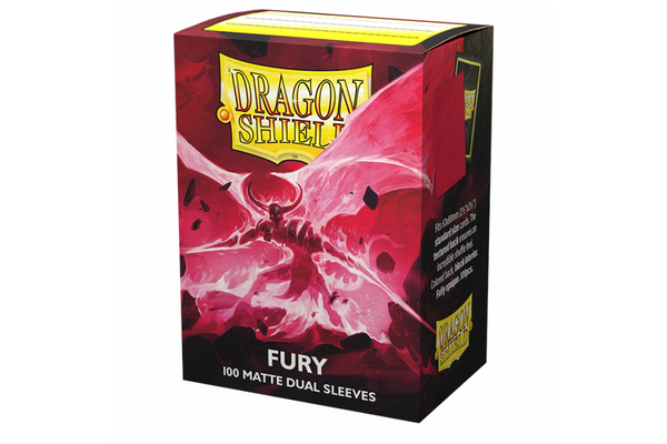 Dragon Shield Sleeves - Fury DUAL MATTE Standard Card Protector