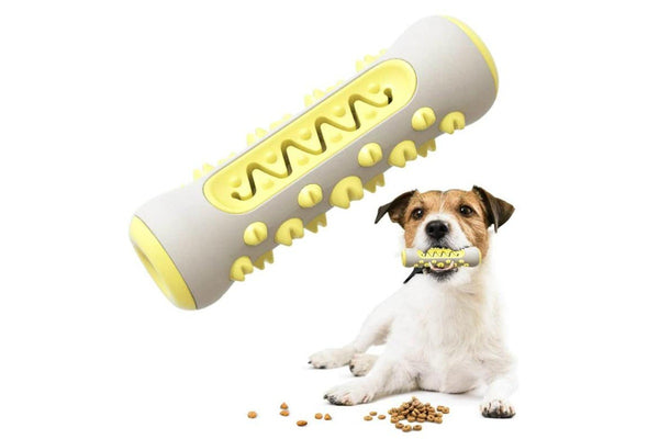 Dog Chew & Teeth Cleaning Toy - Yellow