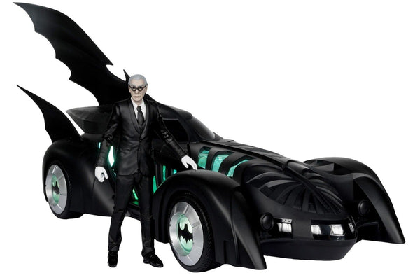 DC Multiverse: Vehicles - Batmobile And Alfred (Batman Forever)