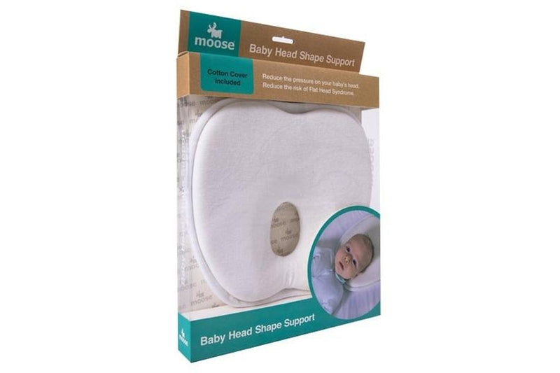 Moose Baby: Head Shape Support - White