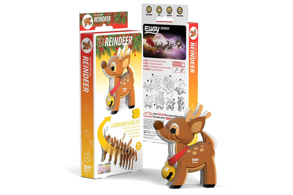 Eugy: Reindeer - 3D Cardboard Model