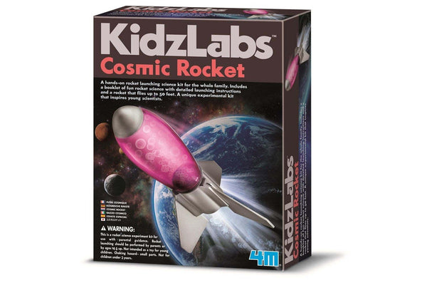 4M KidzLabs Cosmic Rocket Launching Outdoor Science Toy Fun Kit Children 14y+