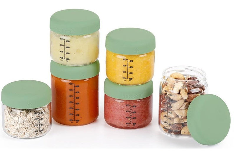 Haakaa: Sealed Glass Storage Jar Set - Mixed (6pc Set)