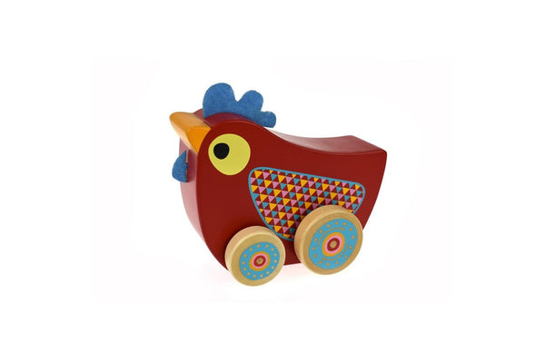 Koala Dream Chicken Wind N Walk Wooden Animal Play Music Box Toddler Toy 18m+