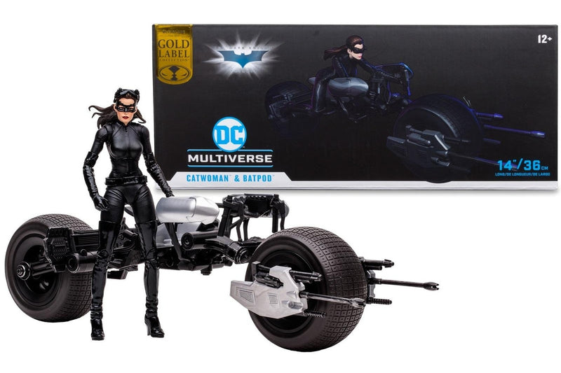 Dc Multiverse: Catwoman with Batpod (The Dark Knight Rises) - 7" Action Figure